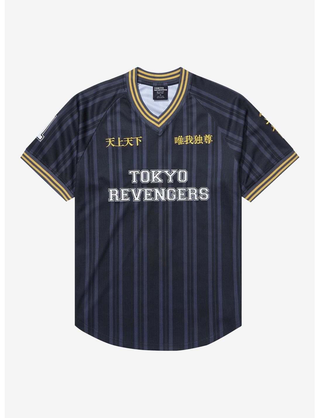 Tokyo Revengers Mikey Soccer Jersey - BoxLunch Exclusive, BLACK, hi-res