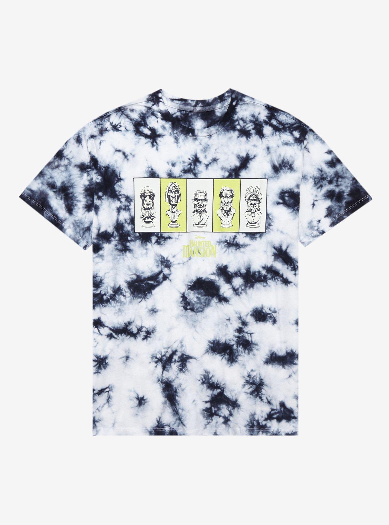 Disney Haunted Mansion Dread Family Busts Tie-Dye T-Shirt - BoxLunch Exclusive, TIE DYE, hi-res