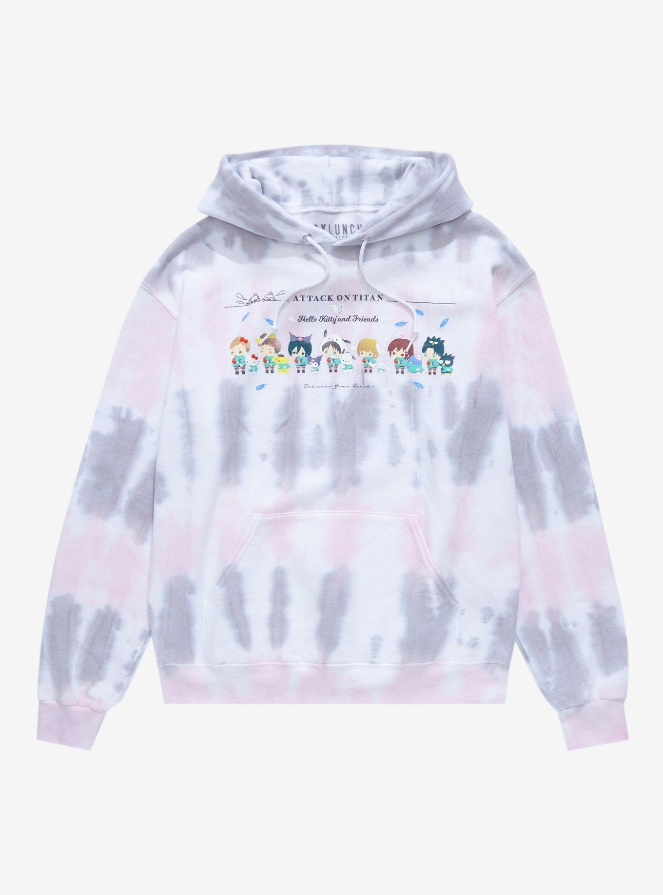 Shop Hello Kitty Printed Hoodie with Long Sleeves and Zip Closure Online