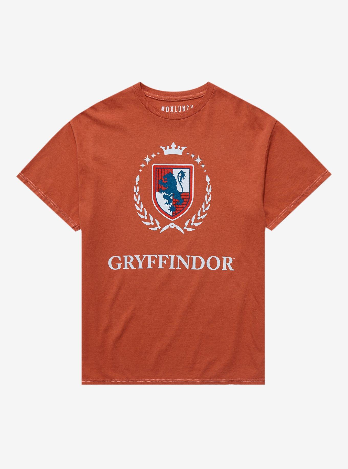 Harry Potter Gryffindor Tonal Crest T-Shirt - BoxLunch Exclusive , ORANGE, hi-res