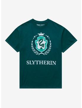 Plus Size Harry Potter Slytherin Tonal Crest T-Shirt - BoxLunch Exclusive , , hi-res