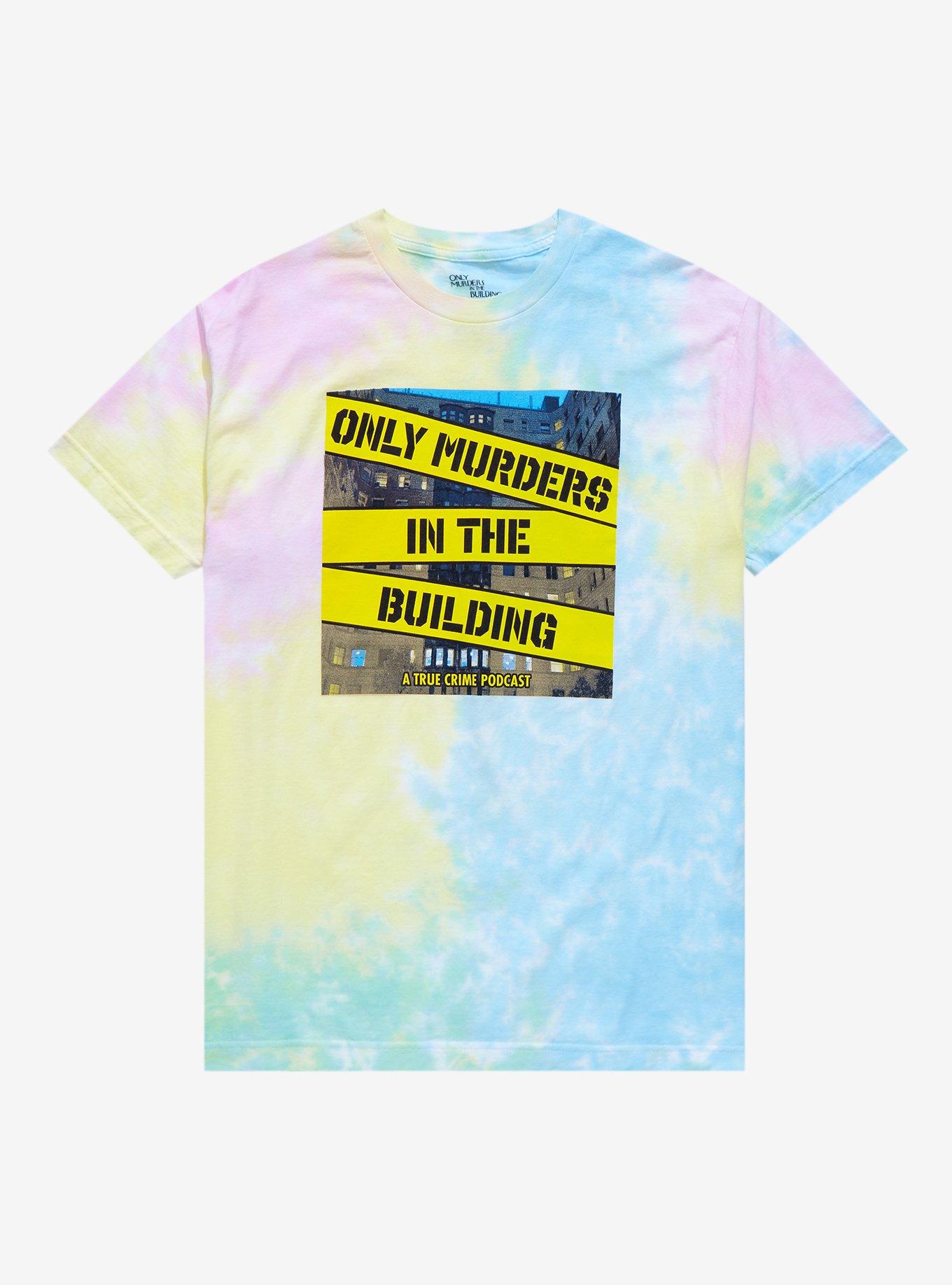 Only Murders in the Building Podcast Art Tie-Dye T-Shirt - BoxLunch Exclusive, MULTI, hi-res