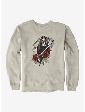 HT Creators: Casey Trevino Grim Reaper Roses Sweatshirt, , hi-res