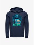 Star Wars The Mandalorian Best Father Hoodie, NAVY, hi-res