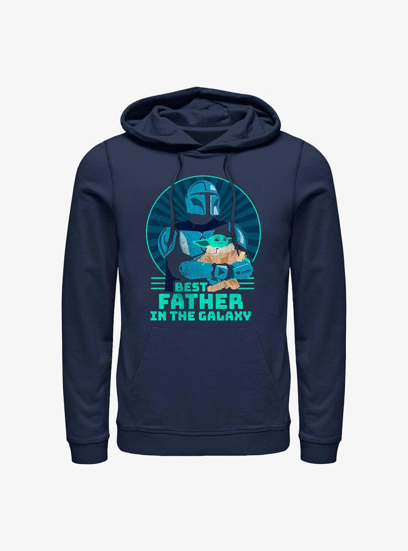 Star Wars The Mandalorian Best Father Hoodie, NAVY, hi-res