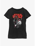 Star Wars Boba Fett Blaster Ready Youth Girls T-Shirt, BLACK, hi-res