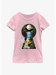 Disney Tinker Bell Keyhole Youth Girls T-Shirt, PINK, hi-res