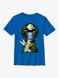Disney Tinker Bell Keyhole Youth T-Shirt, ROYAL, hi-res