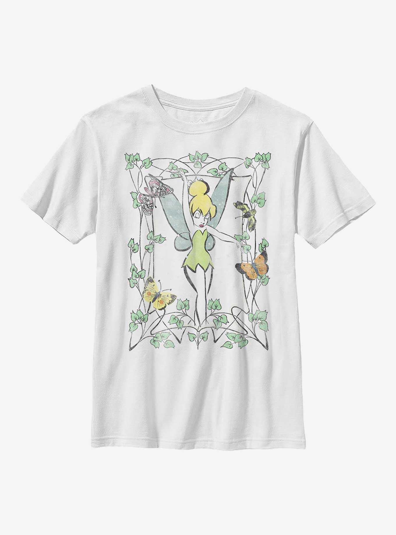 Disney Tinker Bell Sketch Youth T-Shirt, , hi-res