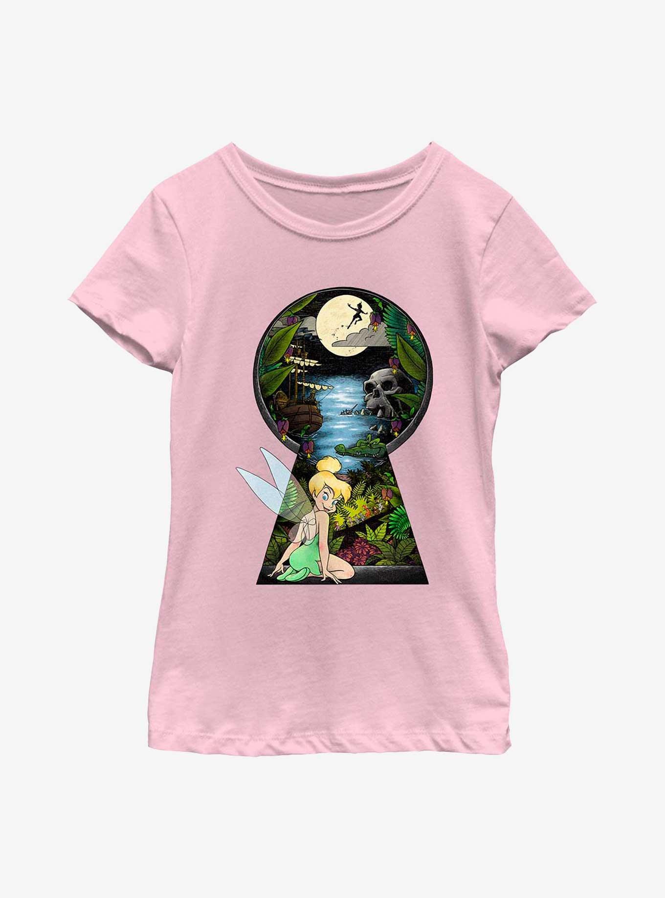 Disney Tinker Bell Keyhole Youth Girls T-Shirt, , hi-res