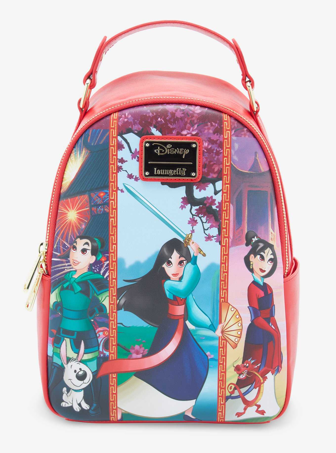 Loungefly Disney Mulan Outfits Mini Backpack - BoxLunch Exclusive, , hi-res