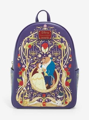 Loungefly Disney Beauty and the Beast Belle Beast Ornate Mini Backpack BoxLunch Exclusive BoxLunch