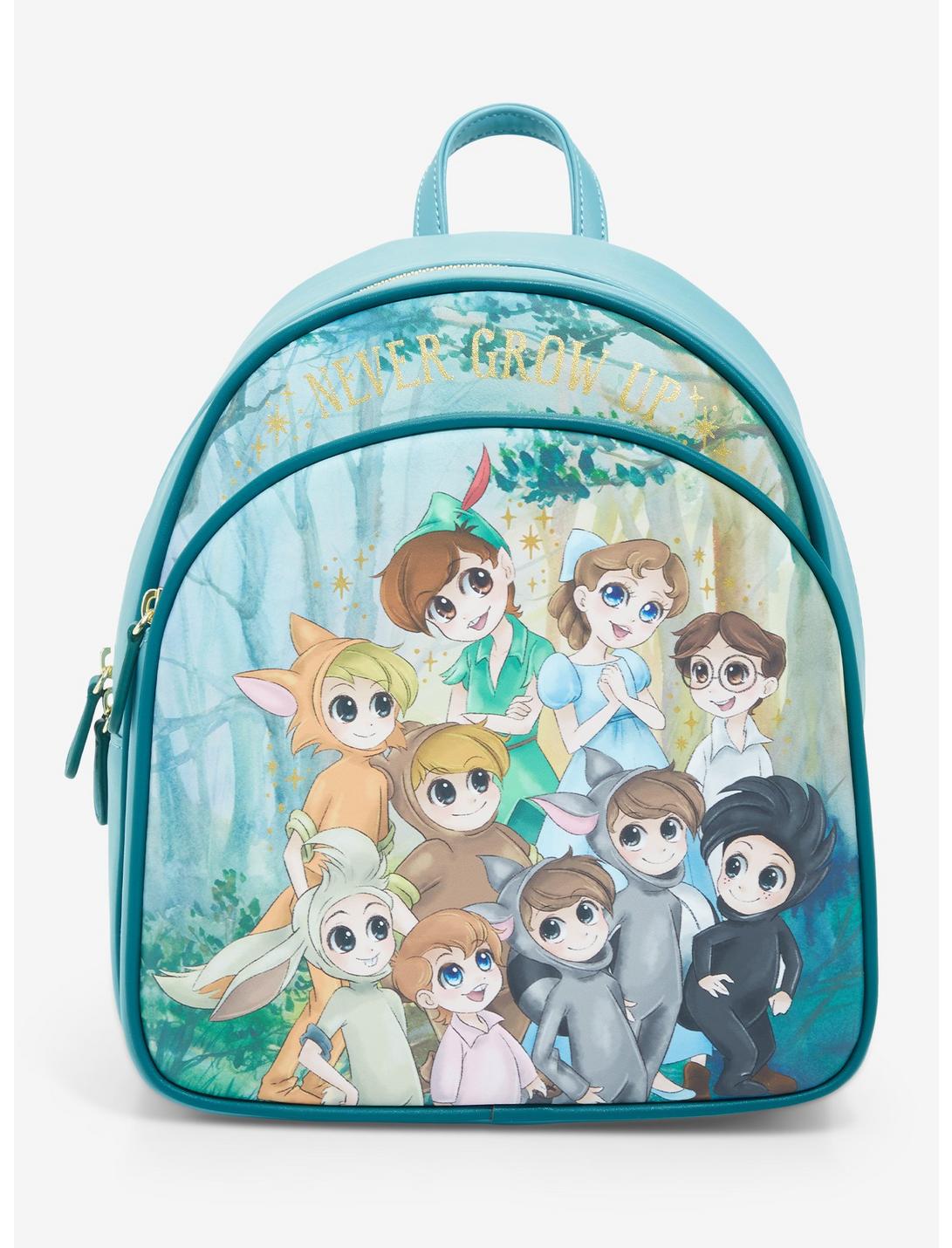 Loungefly Disney Peter Pan Lost Boys Group Portrait Mini Backpack - BoxLunch Exclusive, , hi-res