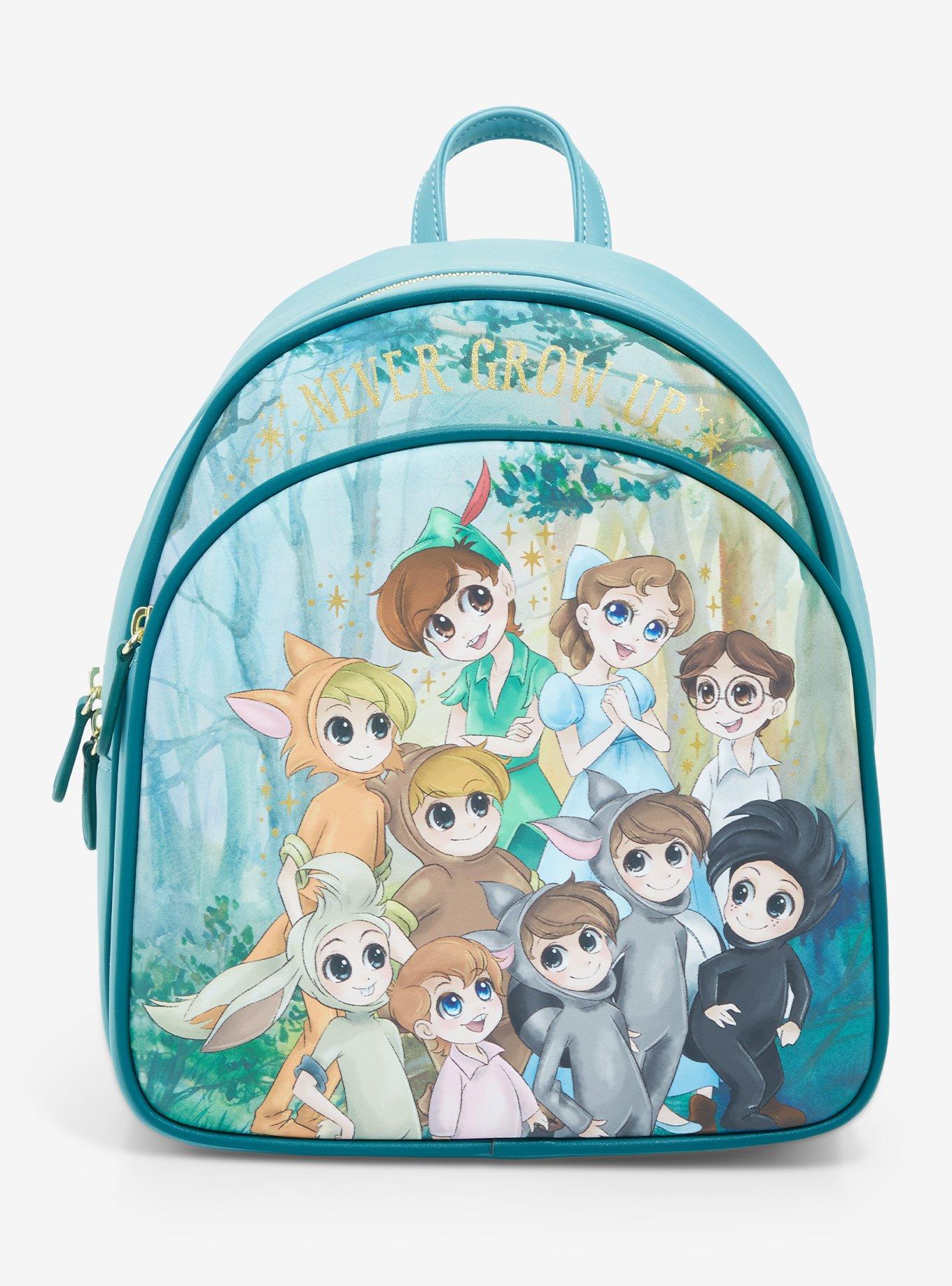 Loungefly Disney Peter Pan Lost Boys Group Portrait Mini Backpack