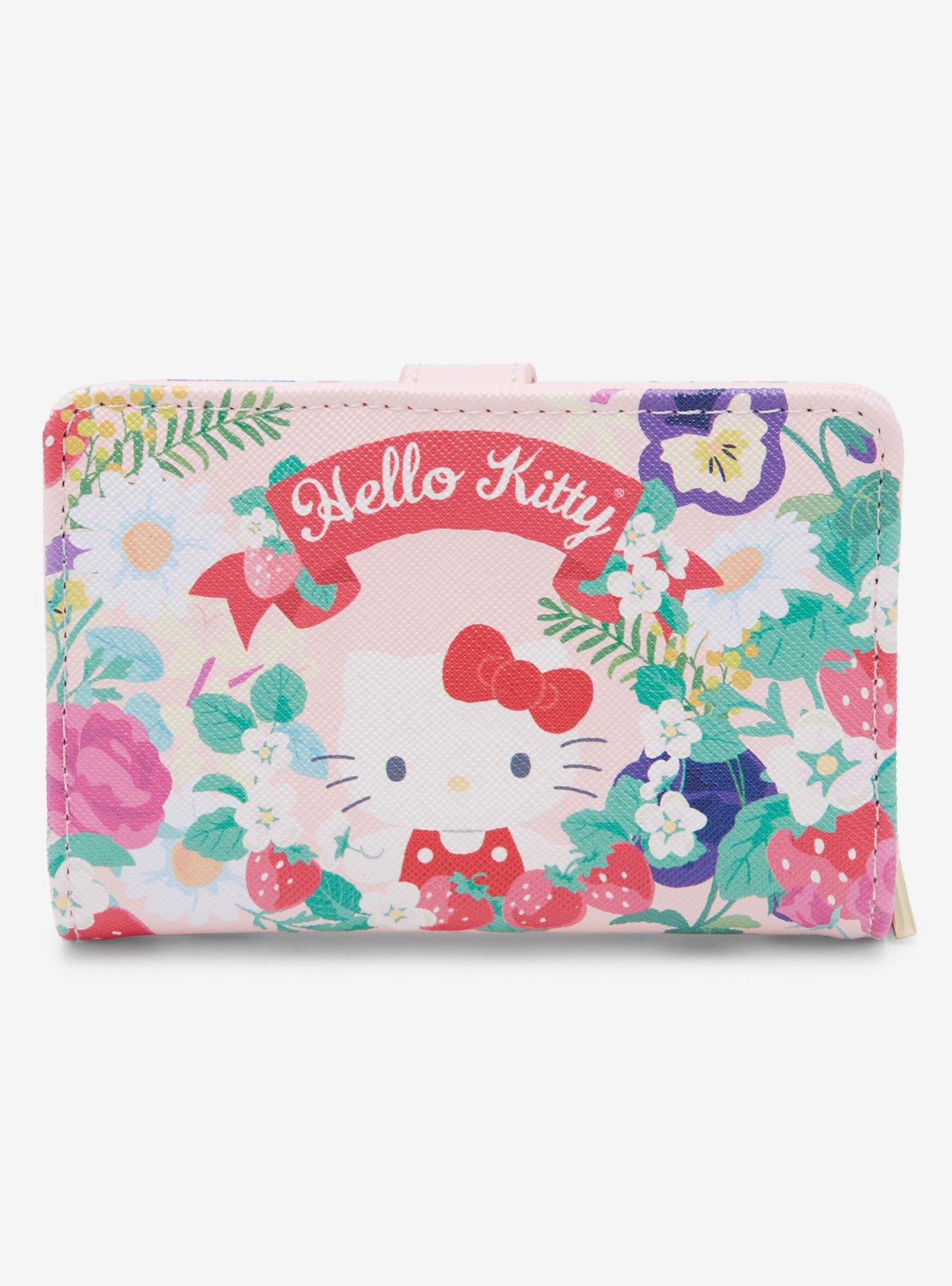 Sanrio Hello Kitty Floral Cardholder - BoxLunch Exclusive, , hi-res