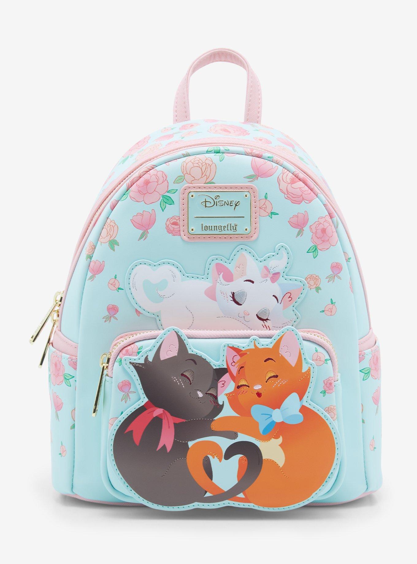 NEW Loungefly Disney CATS Aristocats Marie Oliver + Mini Backback Bag  Cardholder