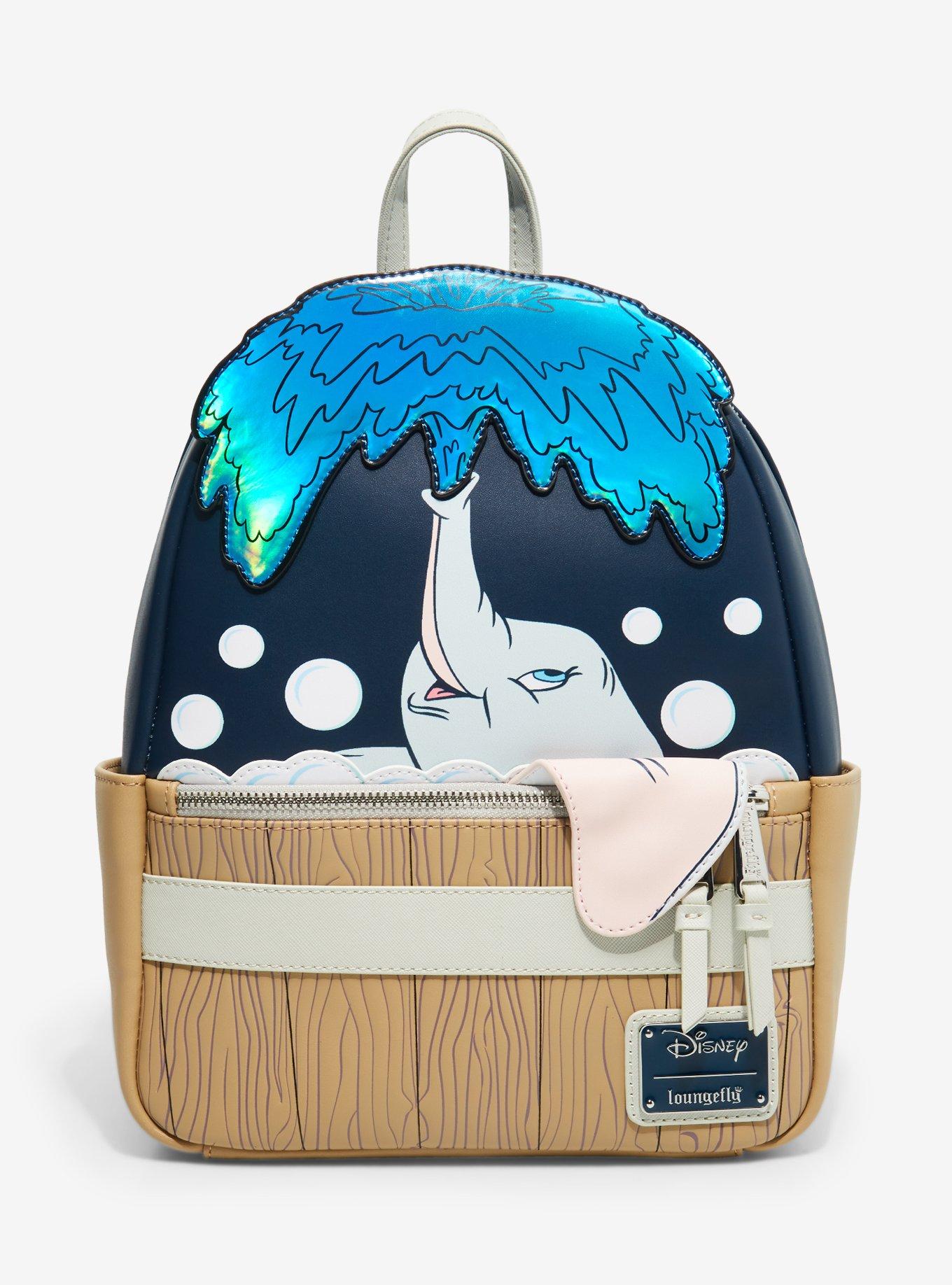 Loungefly x Disney Stitch in Space Allover-Print Mini Backpack (One size, Black Multi)