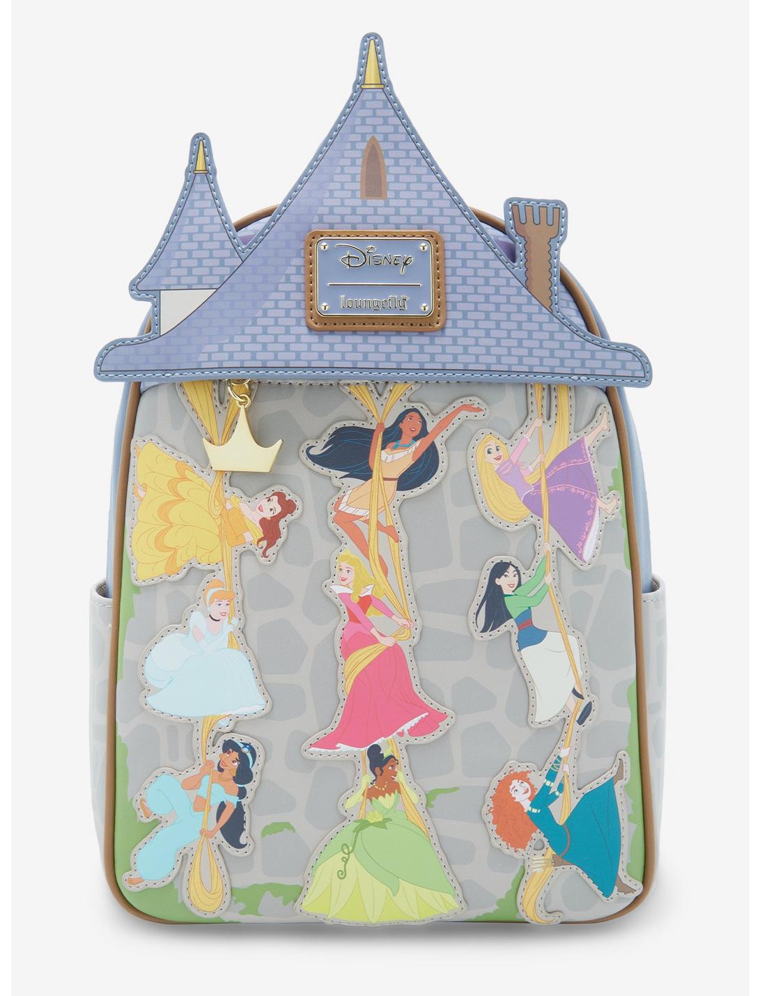 Loungefly Disney Princess Climbing Castle Mini Backpack - BoxLunch Exclusive, , hi-res