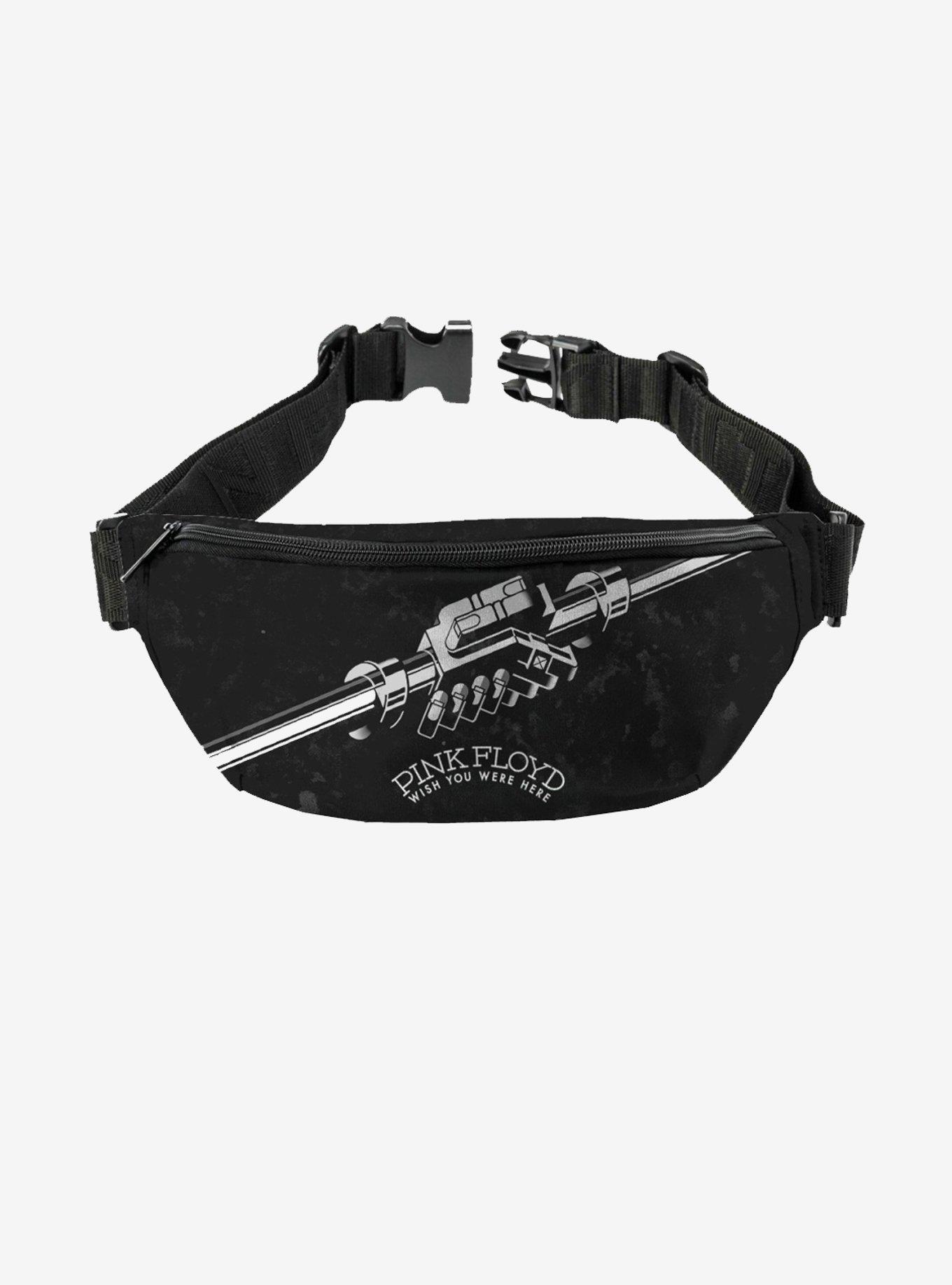 Rocksax Pink Floyd Wish You Were Here Black and White Fanny Pack, , hi-res