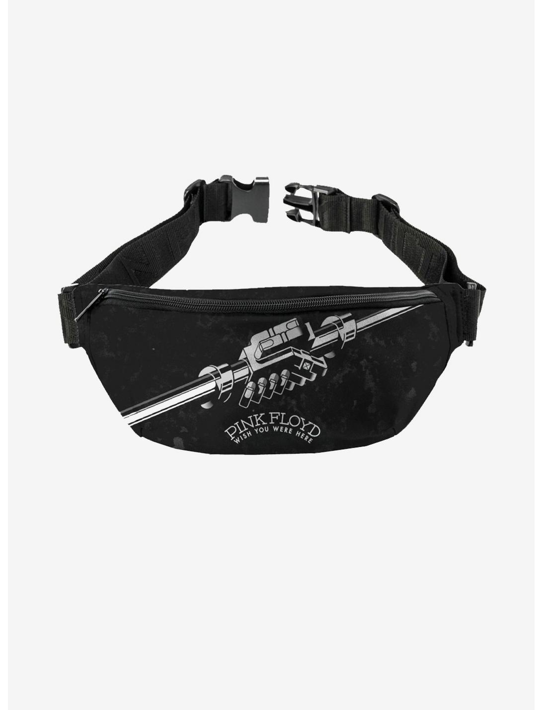 Rocksax Pink Floyd Wish You Were Here Black and White Fanny Pack, , hi-res