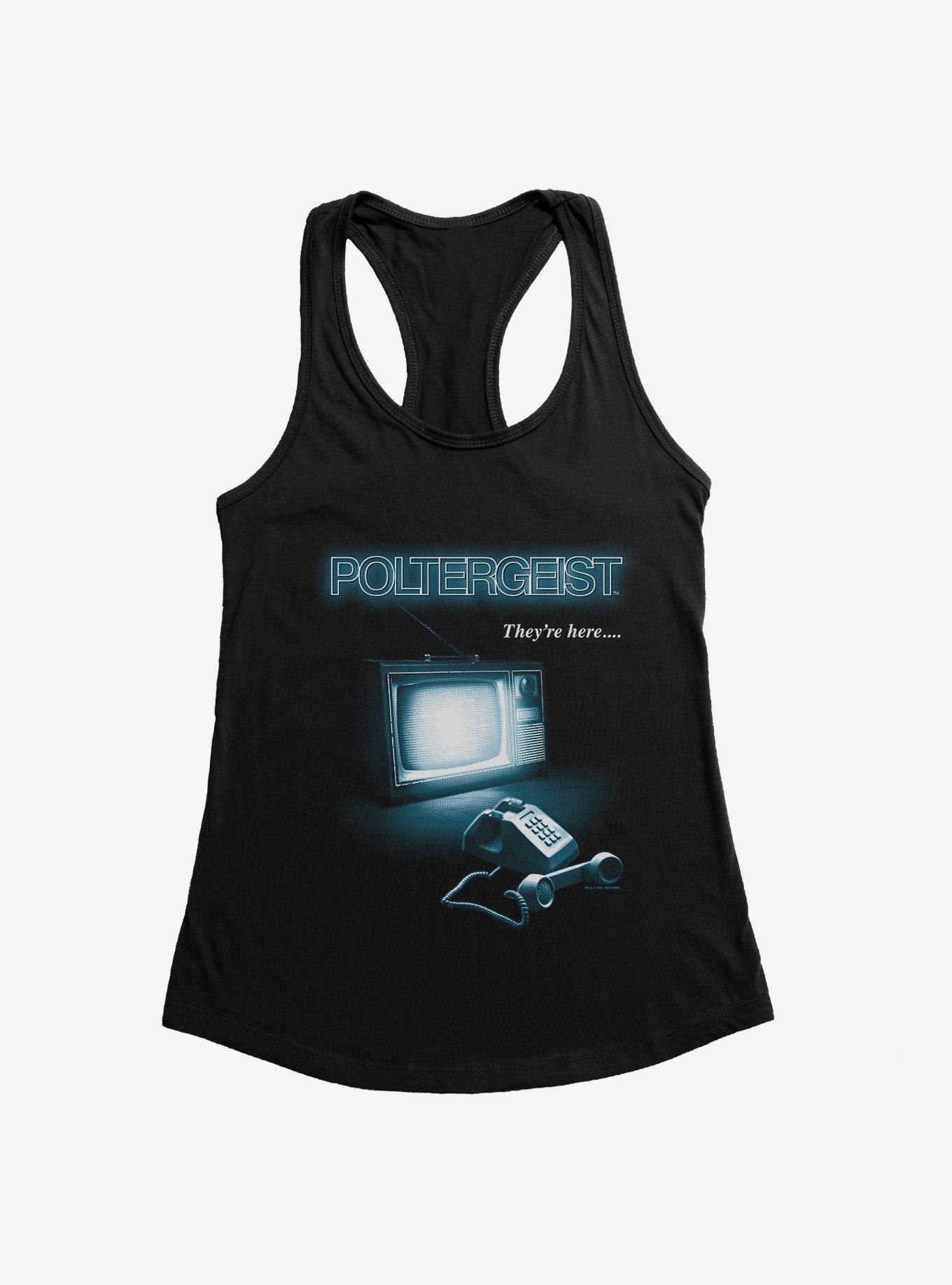 Poltergeist They're Here? Womens Tank Top, BLACK, hi-res