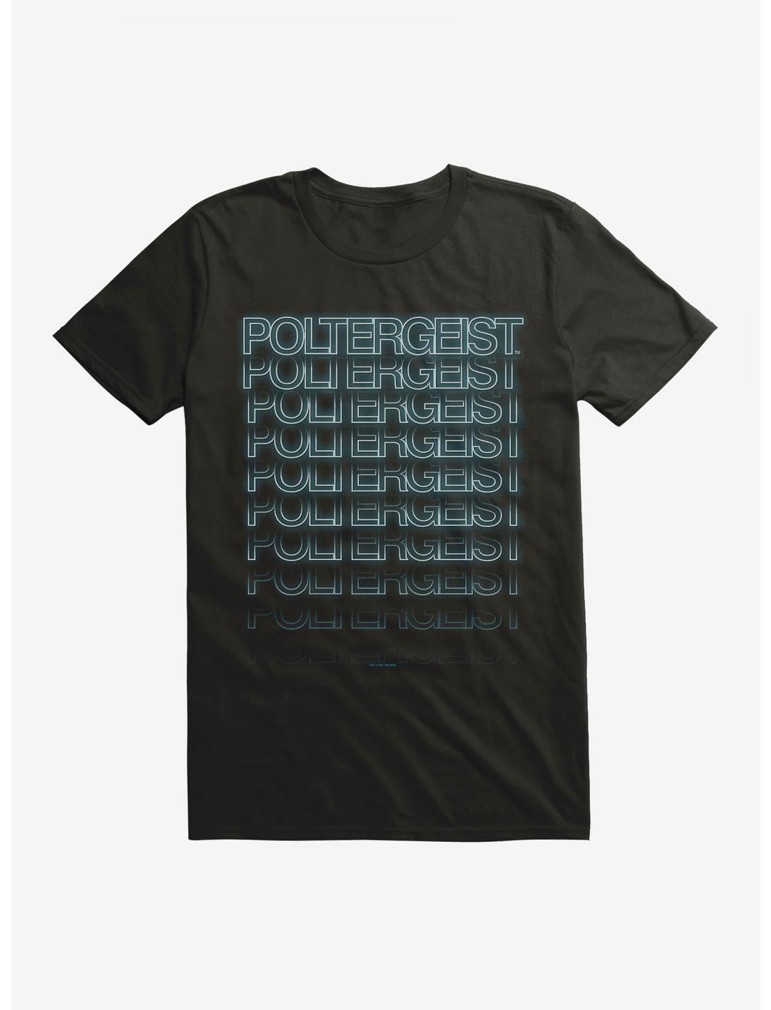 Poltergeist Layered Logo T-Shirt, BLACK, hi-res