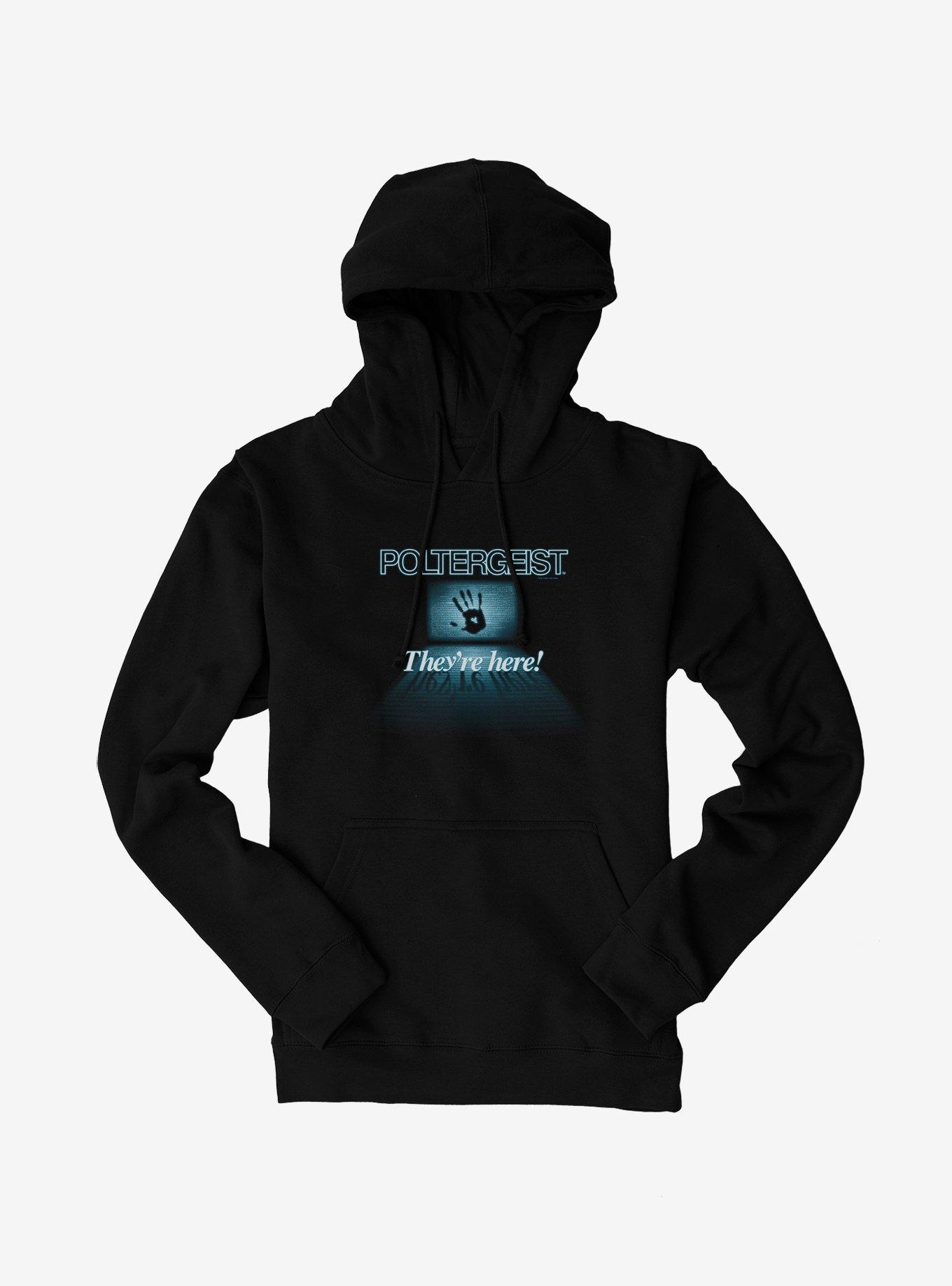 Poltergeist 1982 Theyre Here! Hoodie, BLACK, hi-res