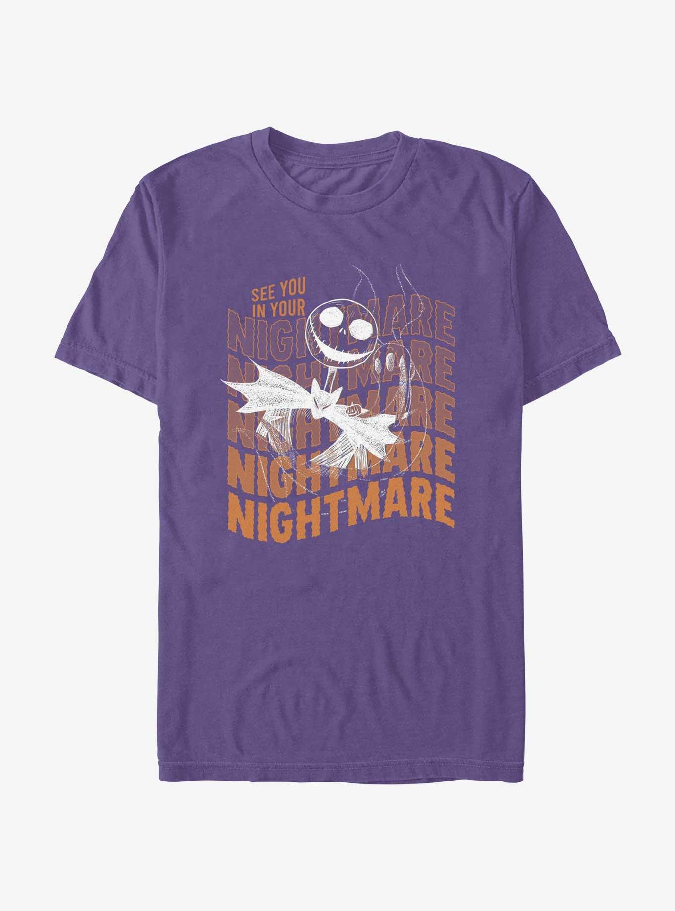 Disney The Nightmare Before Christmas In Your Nightmare T-Shirt, PURPLE, hi-res view 1