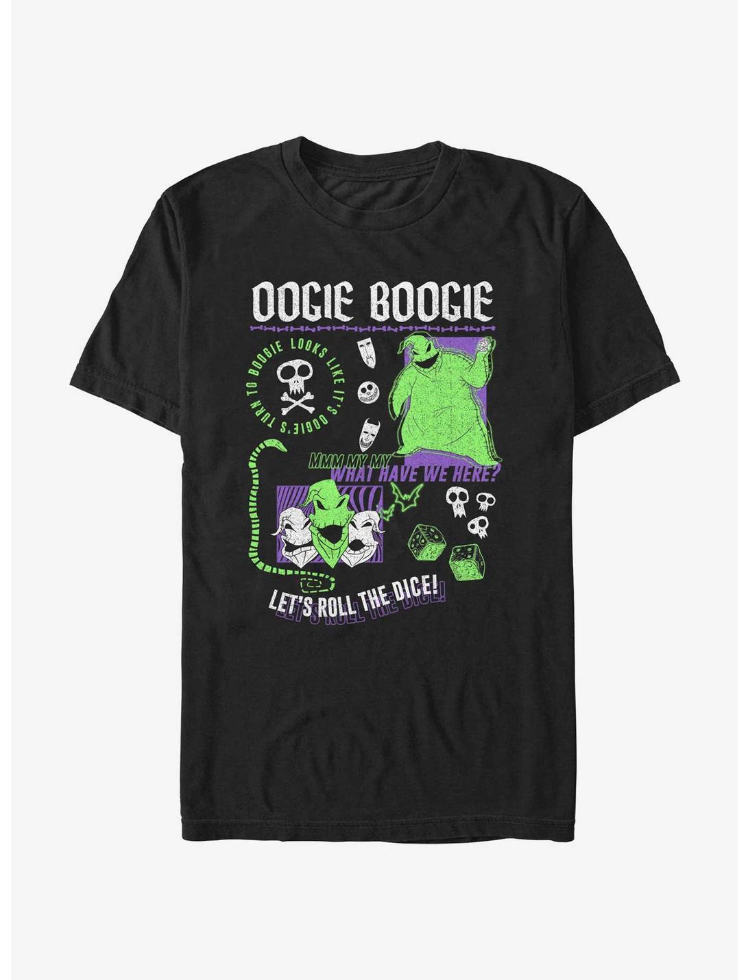 Disney The Nightmare Before Christmas Oogie Boogie Roll The Dice T-Shirt, BLACK, hi-res