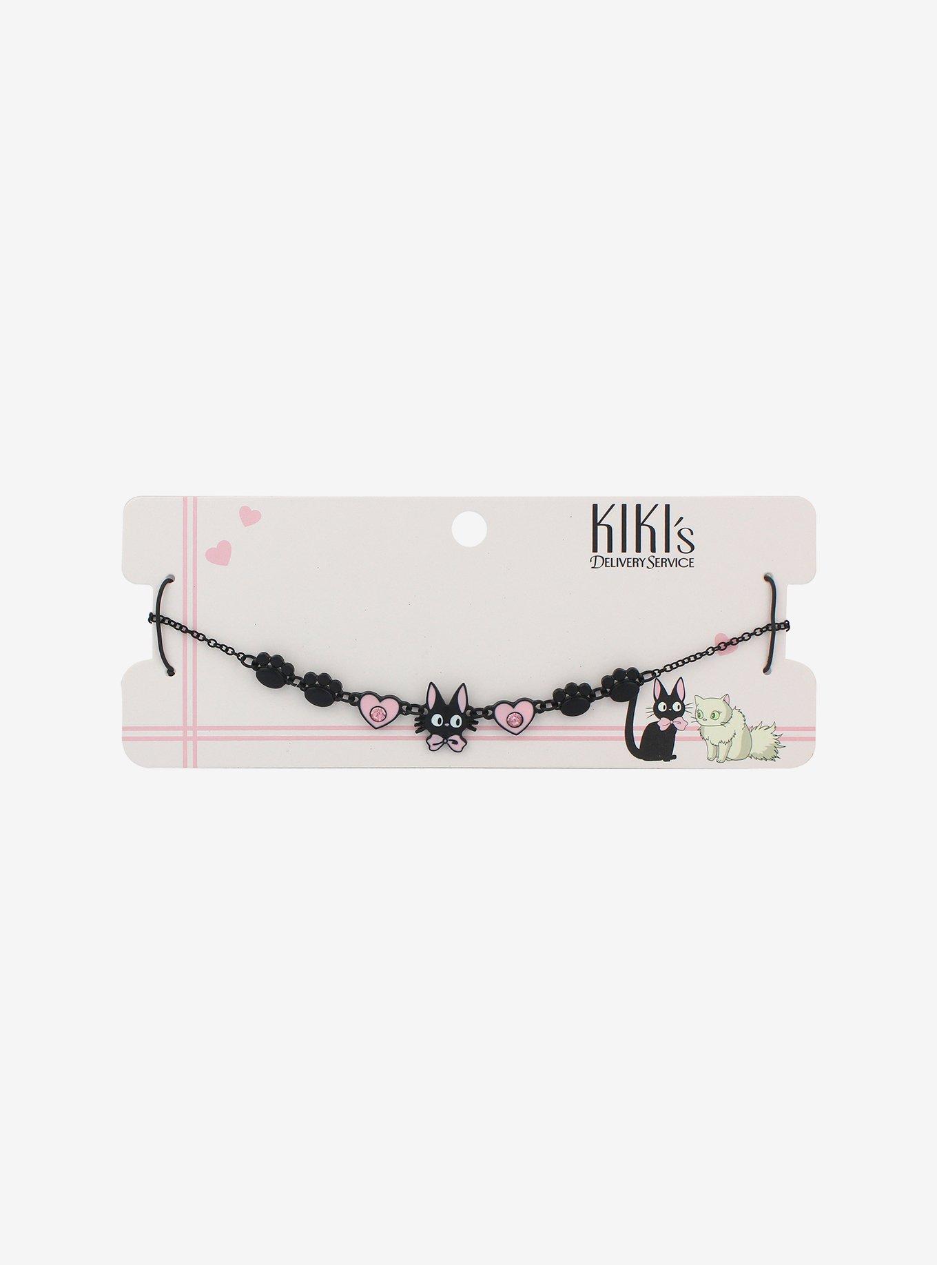 Her Universe Studio Ghibli Kiki's Delivery Service Jiji Hearts Necklace, , hi-res