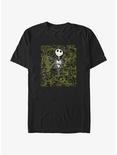 Disney The Nightmare Before Christmas Jack Character Outlines T-Shirt, BLACK, hi-res
