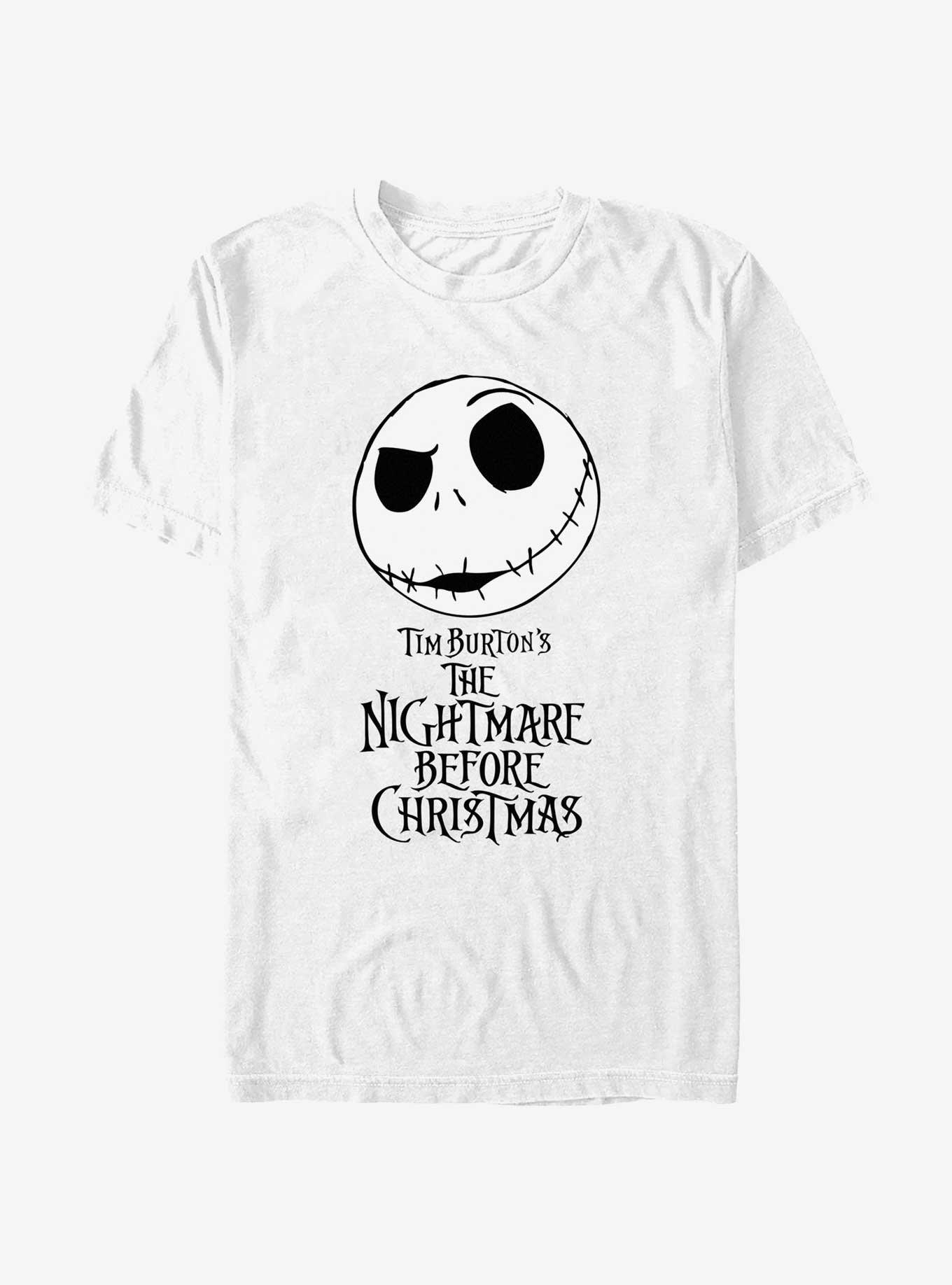 Disney The Nightmare Before Christmas Jack Skellington T-Shirt, WHITE, hi-res