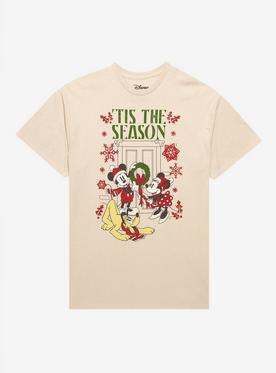 Disney Mickey Mouse And Friends 'Tis The Season Boyfriend Fit T-Shirt