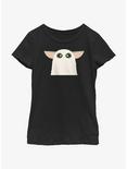 Star Wars The Mandalorian The Ghost Child Youth Girls T-Shirt, BLACK, hi-res