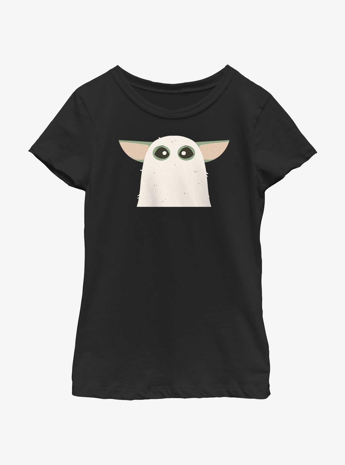 Star Wars The Mandalorian The Ghost Child Youth Girls T-Shirt, BLACK, hi-res
