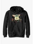 Star Wars The Mandalorian The Child Eating Candy Youth Hoodie, BLACK, hi-res