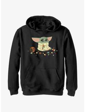 Star Wars The Mandalorian The Child Eating Candy Youth Hoodie, , hi-res