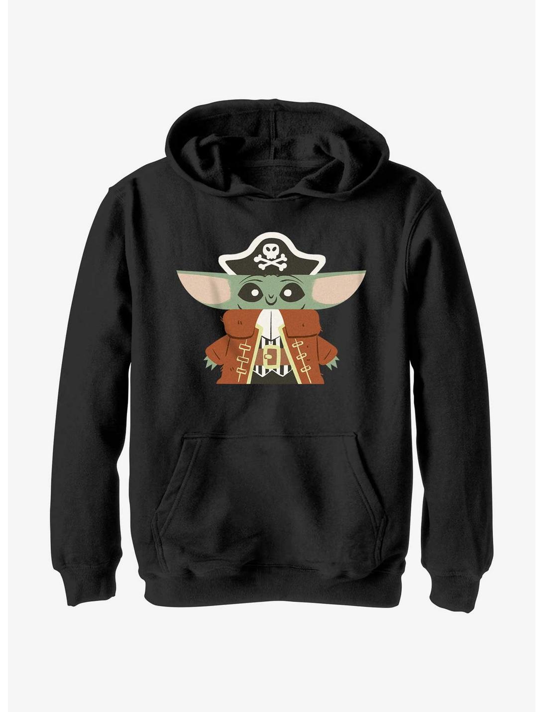 Star Wars The Mandalorian The Pirate Child Youth Hoodie, BLACK, hi-res