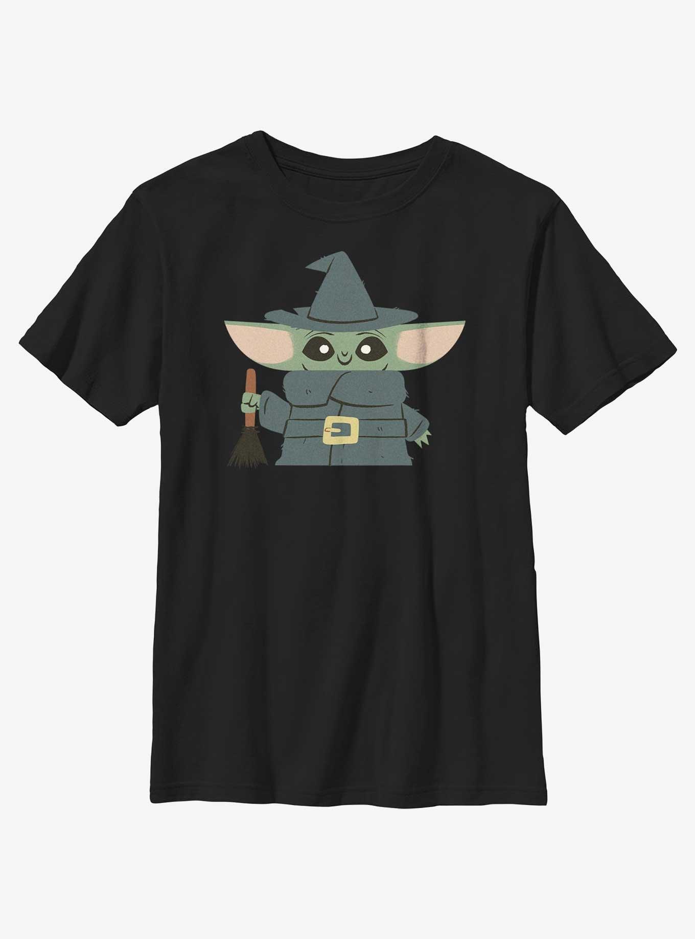 Star Wars The Mandalorian The Child Witch Youth T-Shirt, BLACK, hi-res