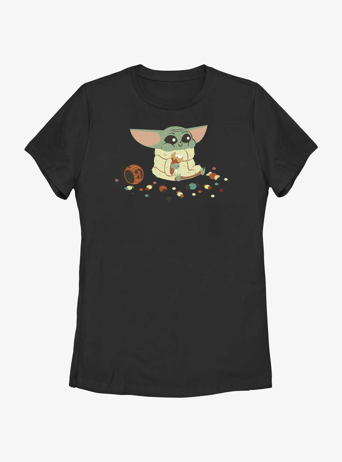 Star Wars The Mandalorian The Child Eating Candy Womens T-Shirt, , hi-res