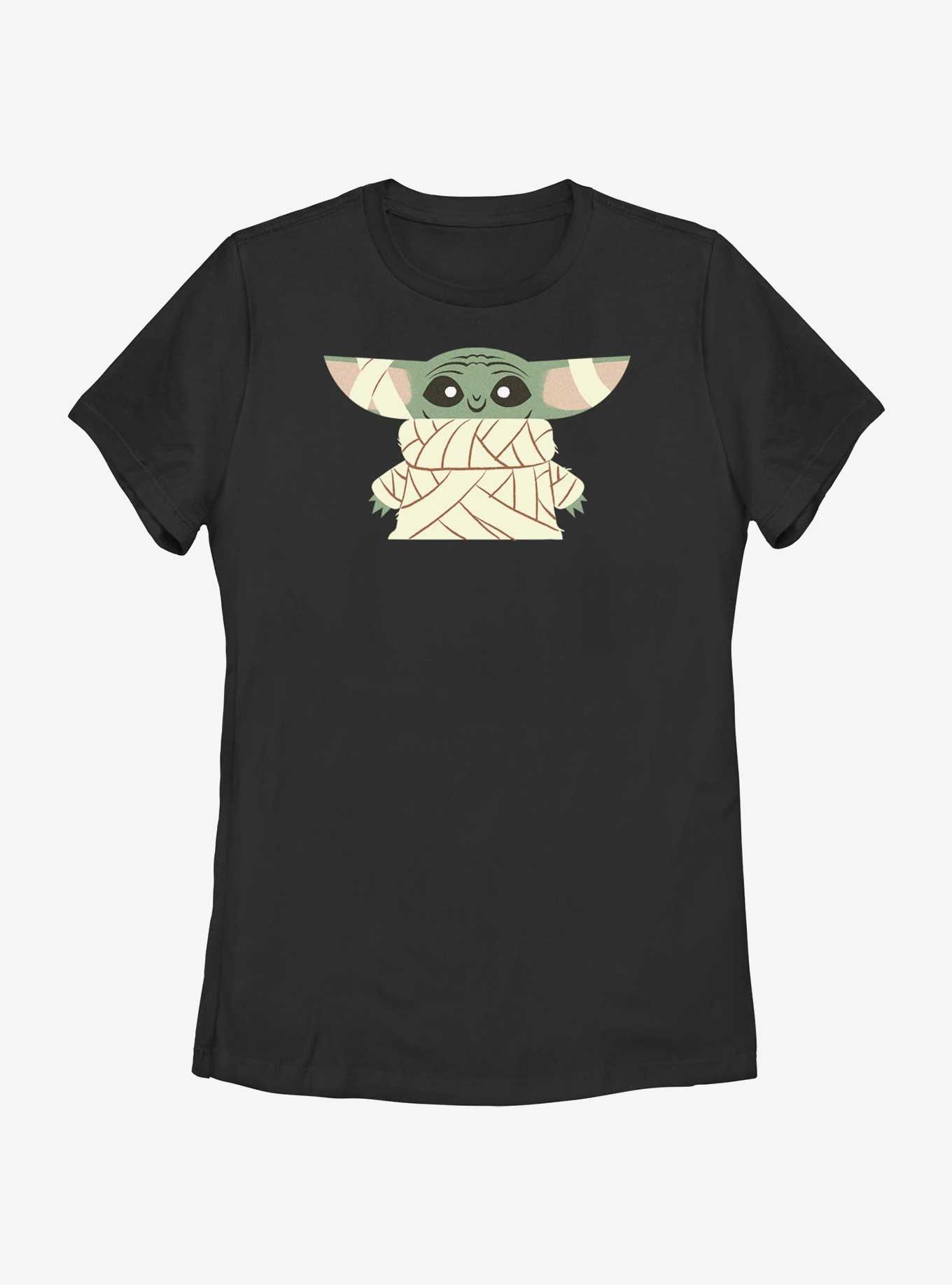 Star Wars The Mandalorian The Mummy Child Womens T-Shirt, BLACK, hi-res