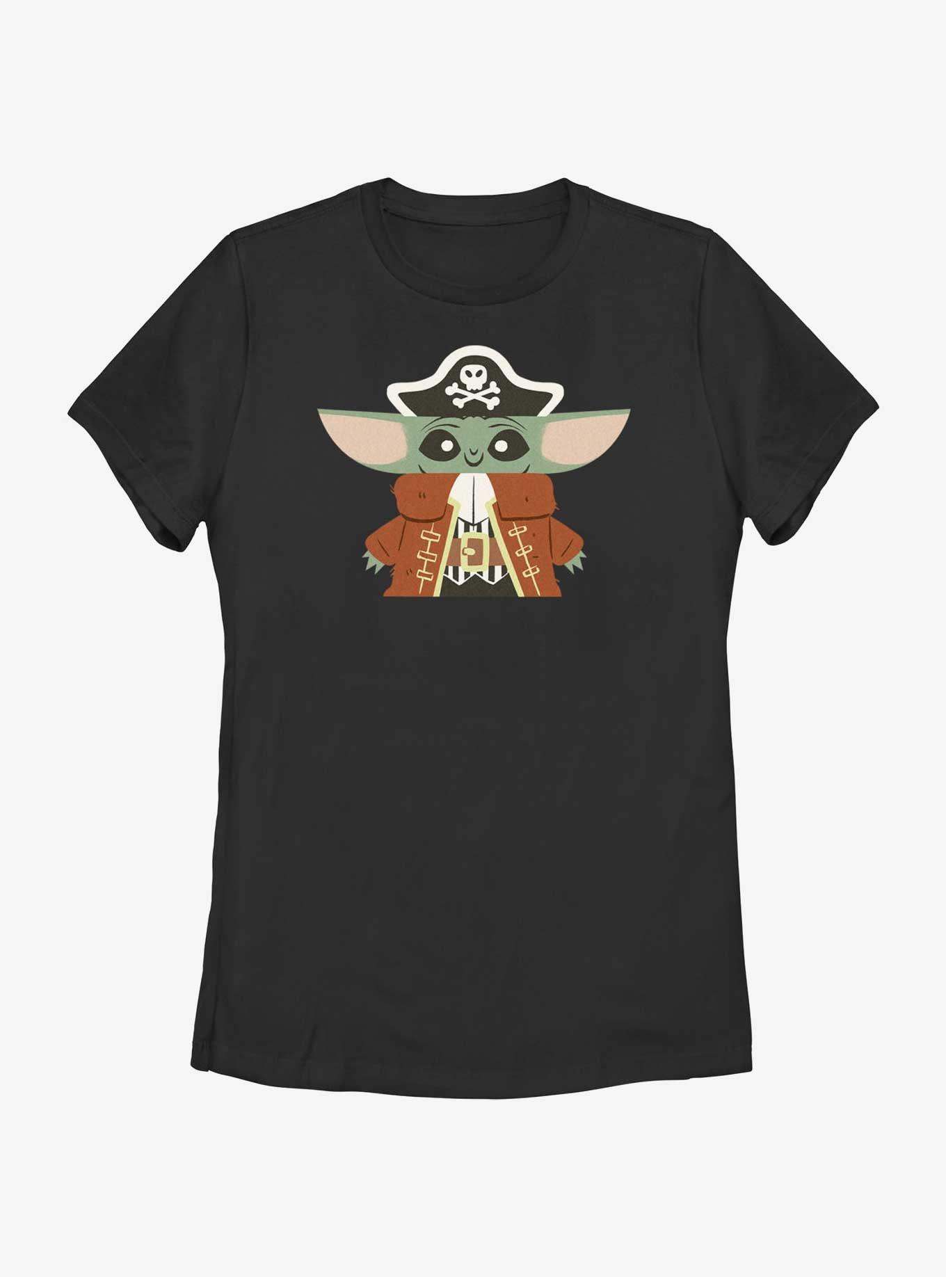 Star Wars The Mandalorian The Pirate Child Womens T-Shirt, BLACK, hi-res