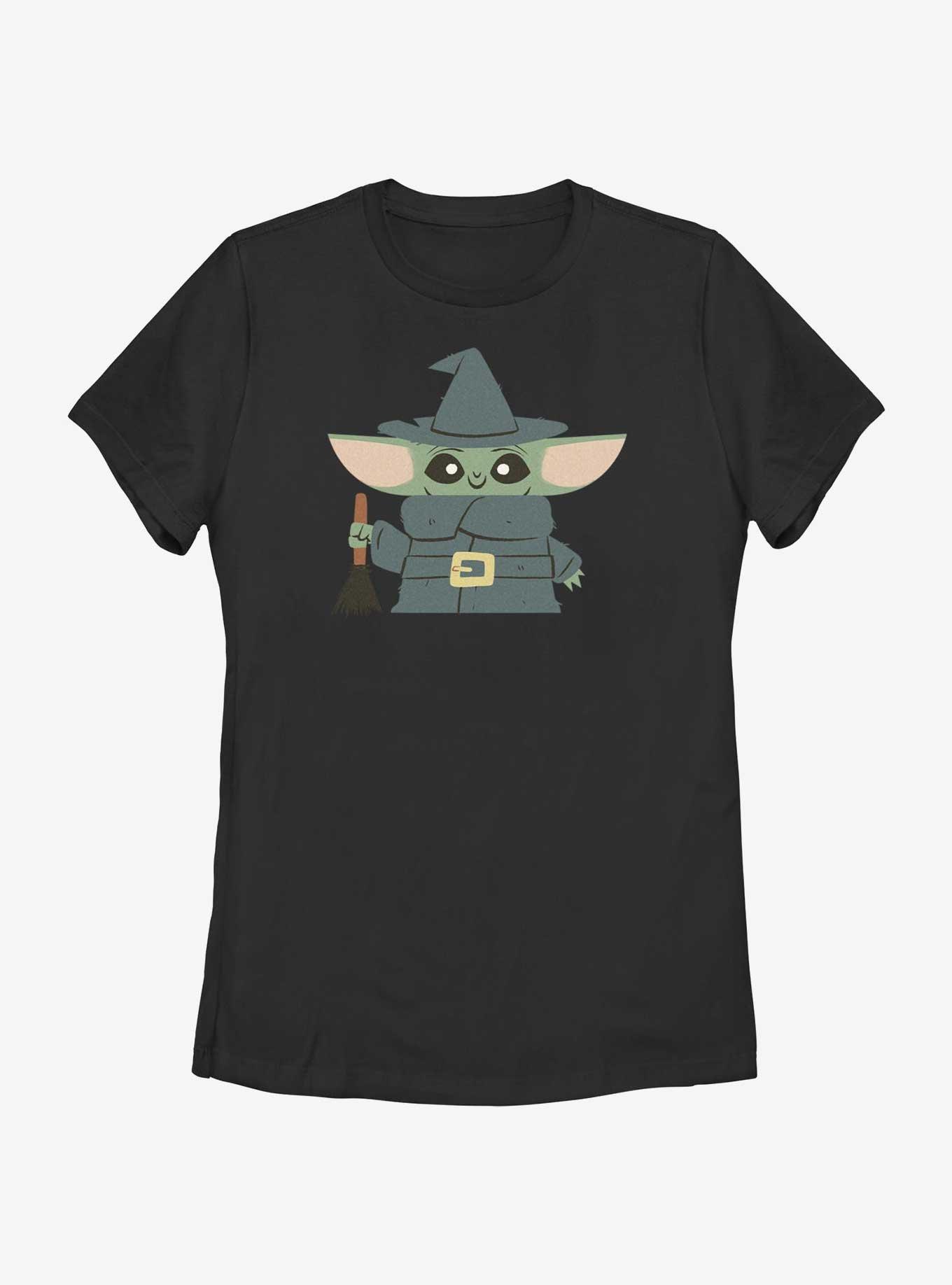Star Wars The Mandalorian The Child Witch Womens T-Shirt, BLACK, hi-res view 1