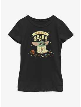 Star Wars The Mandalorian The Child It's Scary Youth Girls T-Shirt, , hi-res