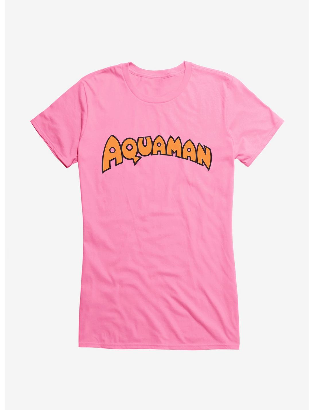 DC Comics Aquaman Vintage Silver Age Logo Girls T-Shirt, , hi-res