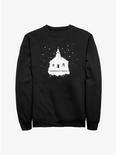 Midnight Mass Snowy Church Sweatshirt, BLACK, hi-res