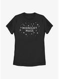 Midnight Mass Holiday Style Logo Womens T-Shirt, BLACK, hi-res