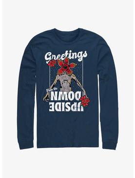 Stranger Things Demogorgon Season's Greetings Long-Sleeve T-Shirt, , hi-res