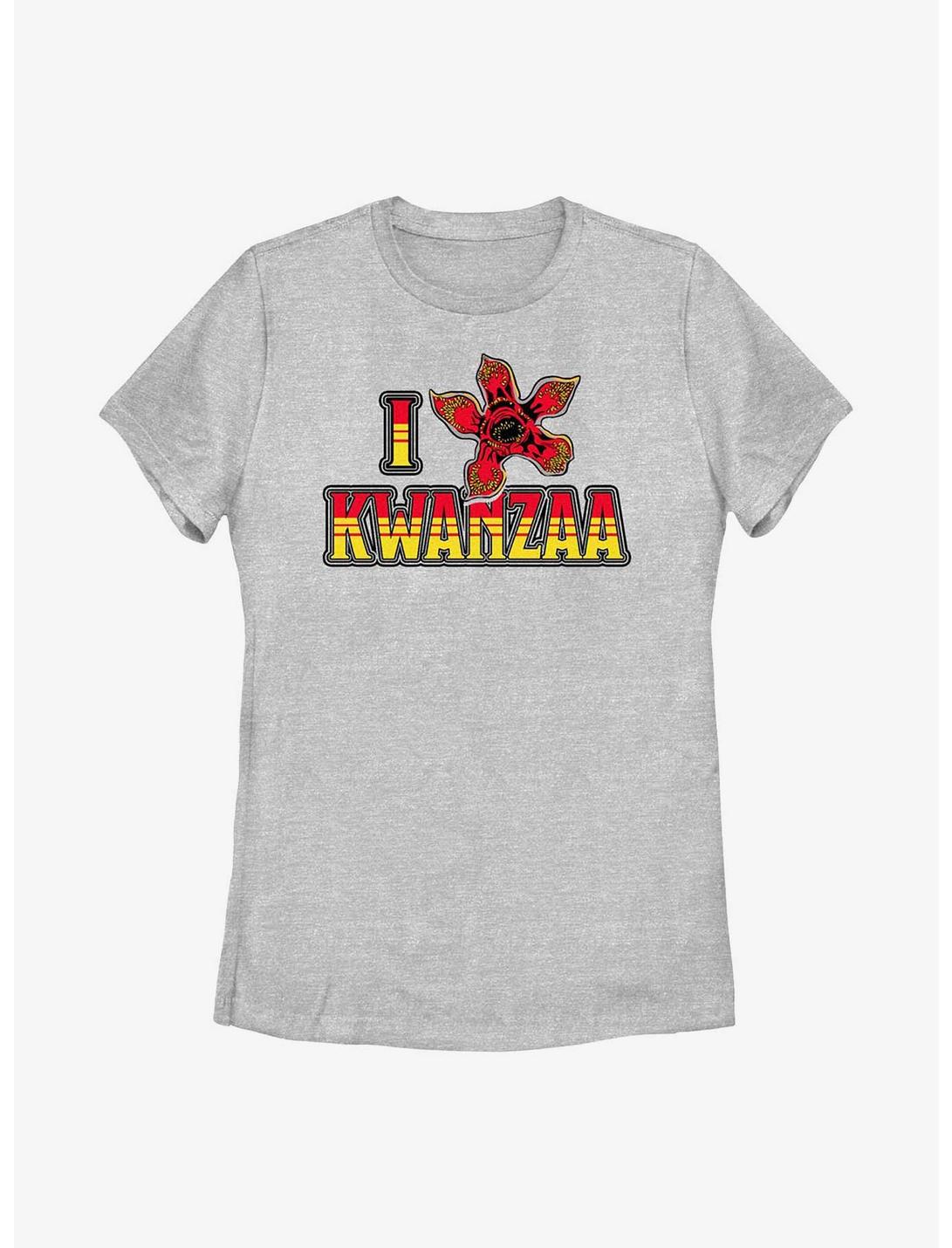 Stranger Things Demogorgon Kwanzaa Womens T-Shirt, ATH HTR, hi-res