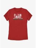 Stranger Things Holiday Squad Womens T-Shirt, RED, hi-res